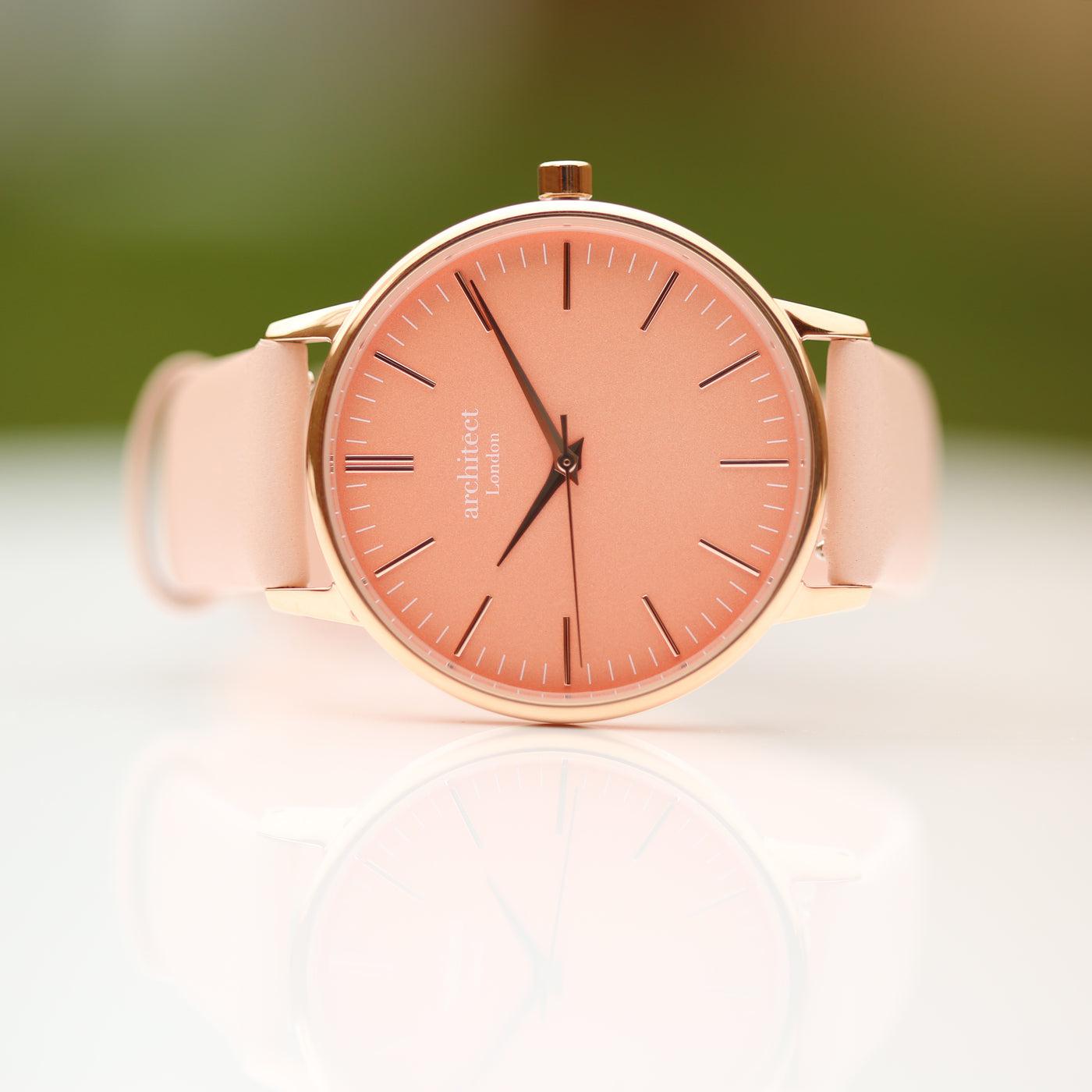 Architēct Coral - Personalised Ladies Watch-NEVANNA