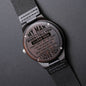 Engraved Wood Watch "My Man...When I Tell You..."-Watches-NEVANNA